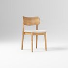 Open Box: Lalia Dining Chair - Twill Alabaster, Blonde