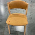Open Box: Marcus Samuelsson Leather Dining Chair - Ludlow Leather Sesame, Blonde