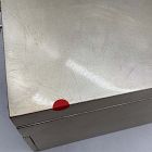 Open Box: Mid-Century Champagne Lacquer Jewelry Box, Grand (7.25"H)