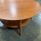 Open Box: Mid-Century Round Coffee Table (36") - Acorn
