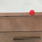 Open Box: Modern Fluted Jewelry Box, Cube (10"H) - Dune