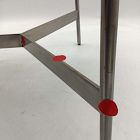 Open Box: Wiley Marble Side Table (20") - Sawar Marble, Nickel