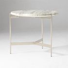 Open Box: Wiley Marble Side Table (20") - Sawar Marble, Nickel