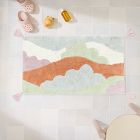 Butterfly Clouds Bath Mat
