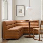 Tilda 2-Piece Leather Storage Banquette (84", 112")