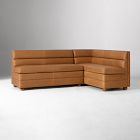 Tilda 2-Piece Leather Storage Banquette (84", 112")