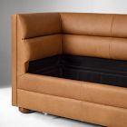 Tilda 2-Piece Leather Storage Banquette (84", 112")
