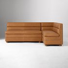 Tilda 2-Piece Leather Storage Banquette (84", 112")