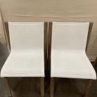 Open Box: Cusco Outdoor Textilene® Stacking Dining Chair, Set of 2 - Driftwood