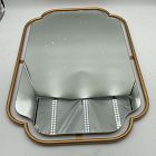 Open Box: Floating Metal Frame Wall Mirror (22"W x 34"H) - Gold