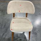 Open Box: Hyde Dining Chair - Deluxe Velvet Clay, Cool Walnut