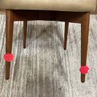 Open Box: Hyde Dining Chair - Ludlow Leather Cumin, Cool Walnut