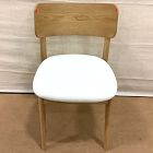 Open Box: Lalia Dining Chair - Twill Alabaster, Blonde
