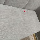 Open Box: Marcel Sofa (76") - Performance Basket Slub Frost Gray, Cool Walnut