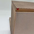 Open Box: Modern Fluted Jewelry Box, Grand (7.5"H) - Dune