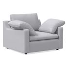 Harmony Swoop Arm Apartment Loveseat (56")