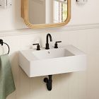 Rectangular Wall Mounted Sink