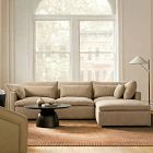 Harmony Modular Thin Arm 3-Piece Ottoman Sectional