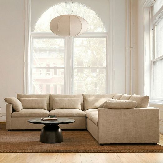 Harmony Modular Thin Arm 3-Piece L-Shaped Sectional (116") by West Elm