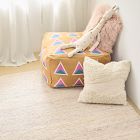 Striated Textures Wool Rug