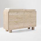Franklin 6-Drawer Wide Dresser with Removable Topper (56")