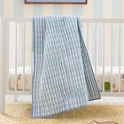 Modern Stripe Reversible Baby Quilt