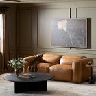 Delevan Leather Power Recliner Sofa (91"-121")
