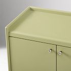 Emma Chamberlain Lacquer Wrapped Storage Cabinet (26")