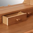 Emma Chamberlain Two-Tone Curved Wood Vanity (30")