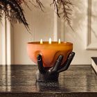 Spooky Hand Filled Glass Candles