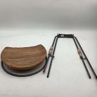 Open Box: Alden Swivel Counter Stool (27.4") - Mango Wood, Mild Steel
