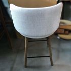 Open Box: Devon Counter Stool (26") - Twill Sand, Toasted Oak