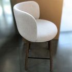 Open Box: Devon Counter Stool (26") - Twill Sand, Toasted Oak