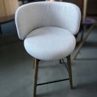 Open Box: Devon Counter Stool (26") - Twill Sand, Toasted Oak