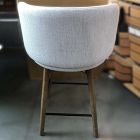 Open Box: Devon Counter Stool (26") - Twill Sand, Toasted Oak
