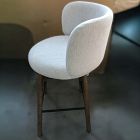 Open Box: Devon Counter Stool (26") - Twill Sand, Toasted Oak