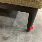 Open Box: Landon Ottoman (41") - Performance Chenille Crossweave Elm, Textured Antique Bronze