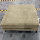 Open Box: Landon Ottoman (41") - Performance Chenille Crossweave Elm, Textured Antique Bronze