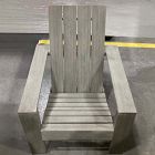 Open Box: Portside Outdoor Adirondack Chair (30.7") - Weathered Gray