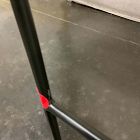 Open Box: Slope Bar Stool (30") - Vegan Leather Saddle, Charcoal