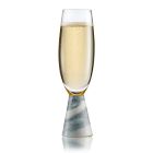 Marble &amp; Glass Champagne Flutes (Set of 2)