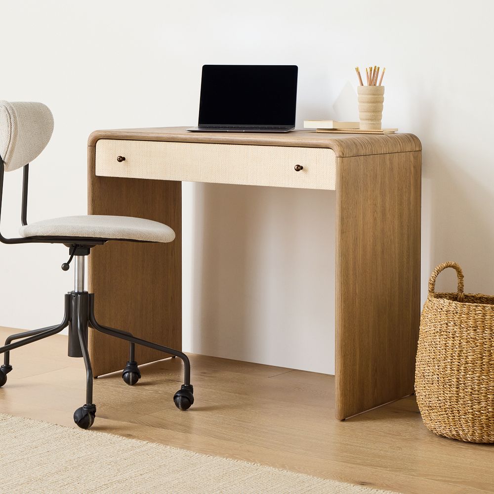 Modern Waterfall Mini Desk (36") by West Elm