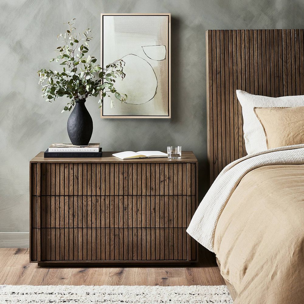 Zahra Oak Nightstand (35") by West Elm