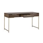 Slim Leg 3-Drawer Desk (59")