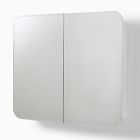 Frameless Seamless Double Wide Medicine Cabinet