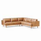 Haven Loft Leather 3-Piece L-Shaped Sectional (103.5")