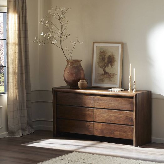 Brevoort Solid Wood Waterfall 6-Drawer Dresser (73") by West Elm