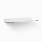 Floating Lines Single Shelves - White