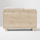 Franklin 6-Drawer Wide Dresser with Removable Topper (56")