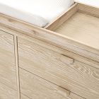 Franklin 6-Drawer Wide Dresser with Removable Topper (56")